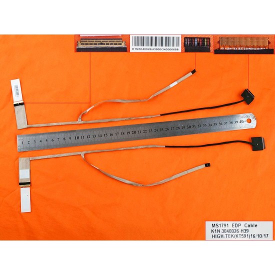 CABLE DE PANTALLA MSI GE72 SERIES | K1N-3040026-H39 MSI 06166