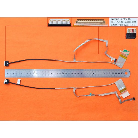 CABLE FLEX DE PANTALLA SAMSUNG NP300E5E NP355E5C NP270E5E SERIES | BA39-01311A SAMSUNG 07481