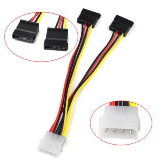 CABLE ALIMENTACIÓN SERIAL ATA 1 ( x2 ) OEM 04557
