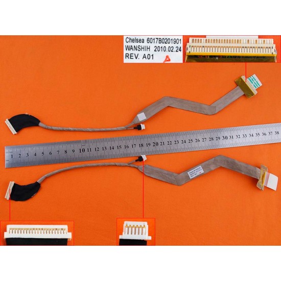 CABLE FLEX DE PANTALLA | TOSHIBA SATELLITE A500 | SIN WEBCAM TOSHIBA 01836