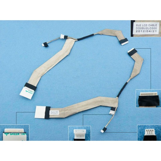 CABLE FLEX DE PANTALLA | TOSHIBA SATELLITE M800 TOSHIBA 02499