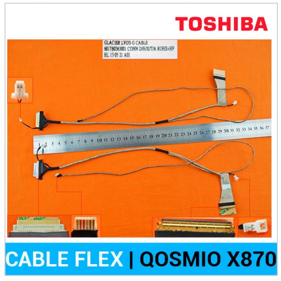 CABLE FLEX DE PANTALLA | TOSHIBA QOSMIO X870 | X875 TOSHIBA 04603