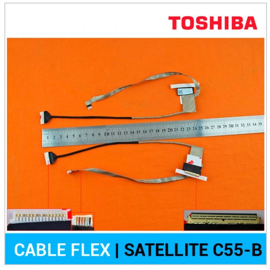 CABLE FLEX DE PANTALLA | TOSHIBA SATELLITE C55-B | C55D | C55TG | C55D-B TOSHIBA 04605