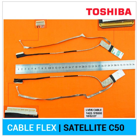 CABLE FLEX DE PANTALLA | TOSHIBA SATELLITE C50 | C55 | C50-A | PT10 | PT10F TOSHIBA 04606