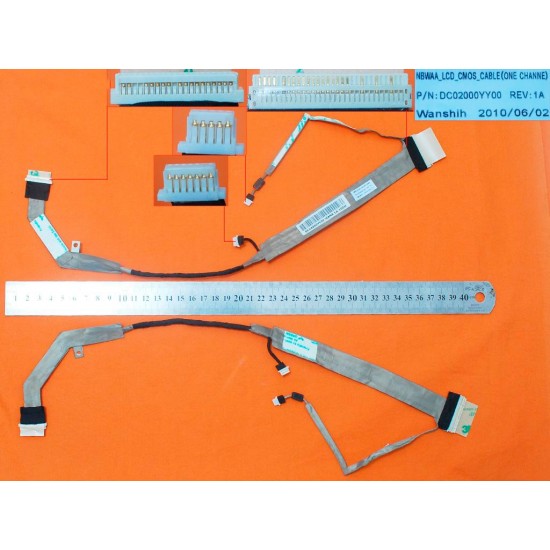CABLE DE PANTALLA TOSHIBA SATELLITE L455 SERIES TOSHIBA 02521