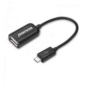 ADAPTADOR OTG MICRO USB | NEGRO