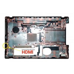 CARCASA INFERIOR | ACER ASPIRE 5742 UMA | 60.R4F02.002 | SIN SALIDA HDMI