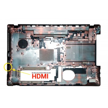 CARCASA INFERIOR | ACER ASPIRE 5742 UMA | 60.R4F02.002 | SIN SALIDA HDMI