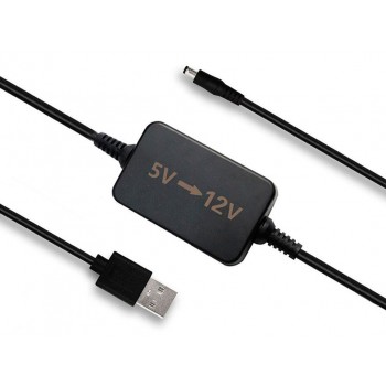 CONVERSOR 5V USB A 12V 5.5mmx2.1mm