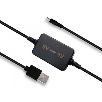 CONVERSOR 5V USB A 9V 5.5mmx2.1mm