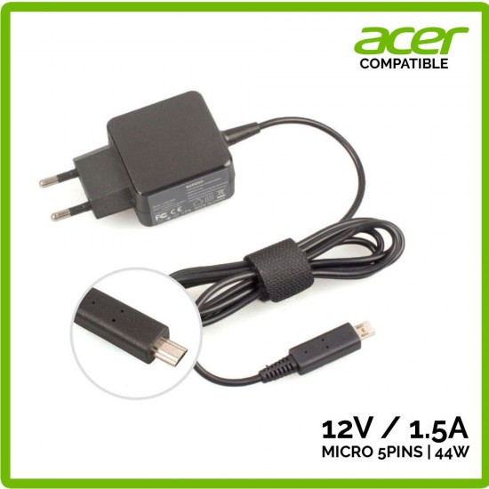 CARGADOR TABLET ACER | 12V / 1.5A | MICRO USB | NUEVO MODELO ACER 03709
