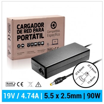 CARGADOR ASUS COMPATIBLE | R751JB R752LX R753UX SERIES