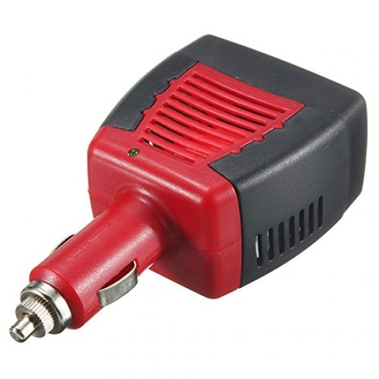 INVERSOR DE CORRIENTE PARA COCHE 12V A 220V CON PUERTO USB | 75W OEM 07249