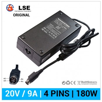 CARGADOR LI SHIN ORIGINAL 180W 20V / 9.0A | 4 PINS