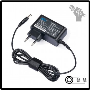 Cargador Tablet GENERICO |  12V / 2A |  (  5.5 x 2.5mm )  | 24W