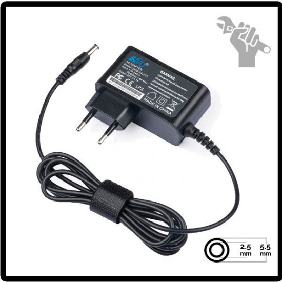 Cargador Tablet GENERICO | 12V / 2A | ( 5.5 x 2.5mm ) | 24W OEM 03720