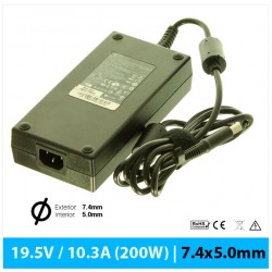 CARGADOR HP COMPATIBLE | 19.5V / 10.3A | 7.4 x 5.0mm | 200W