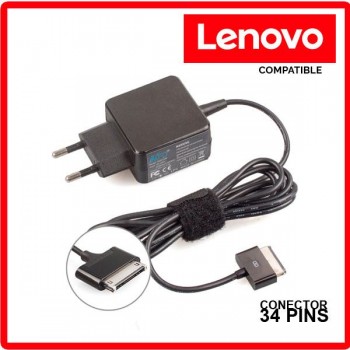 Cargador TABLET LENOVO  | 12V / 1.5A | CONECTOR 34 PINS | PARED | NUEVO MODELO
