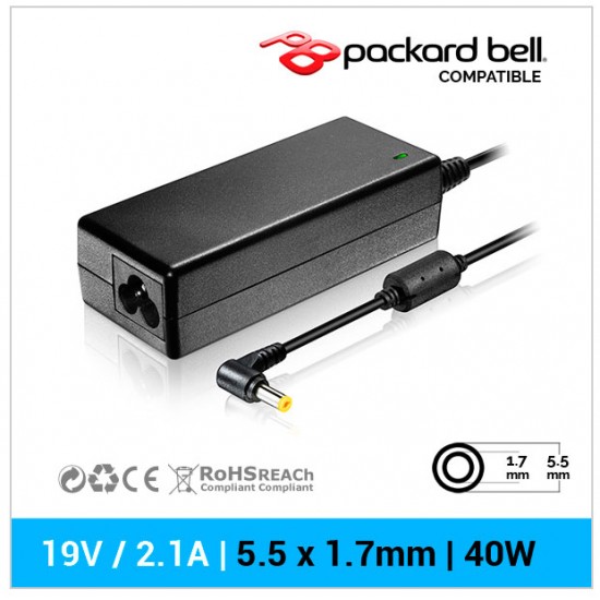 CARGADOR PACKARD BELL COMPATIBLE | DOT.SE SERIES PACKARD BELL 01228C