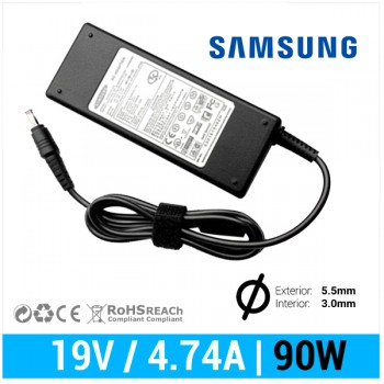 CARGADOR SAMSUNG ORIGINAL | 19V / 4.74A | 5.5 x 3.0mm | 90W