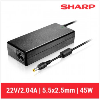 CARGADOR SHARP COMPATIBLE | 22V / 2.04A | 5.5 x 2.5mm | 45W