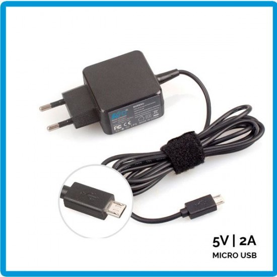 Cargador Tablet GENERICO | 5V / 2A | MICRO USB | PARED OEM 03706