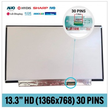 PANTALLA 13.3" | HD LED SLIM | 30 PINS EDP | SIN BARRAS NI PESTAÑAS