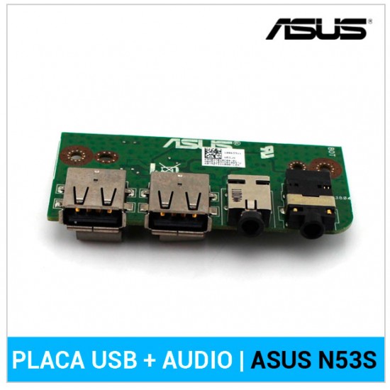PLACA USB + AUDIO | ASUS N53S | 69N01MB10C04-01 ASUS 04563