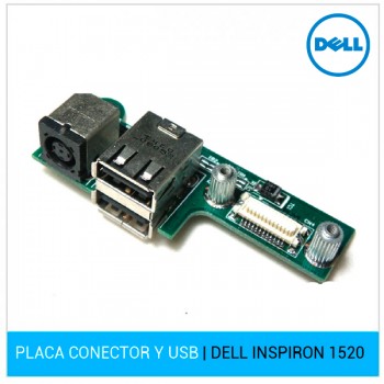 PLACA CONECTOR DE CORRIENTE Y USB | DELL INSPIRON 1525