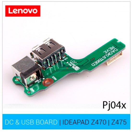 PLACA CONECTOR DE CORRIENTE Y USB | LENOVO IDEAPAD Z470 | Z475 LENOVO 04369
