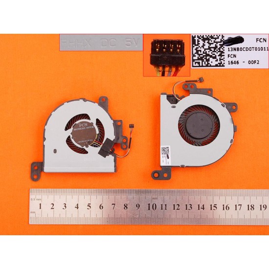 VENTILADOR CPU ASUS VIVOBOOK MAX X441SC X441SA X441S SERIES | 13NB0CD0T01011 ASUS 07626