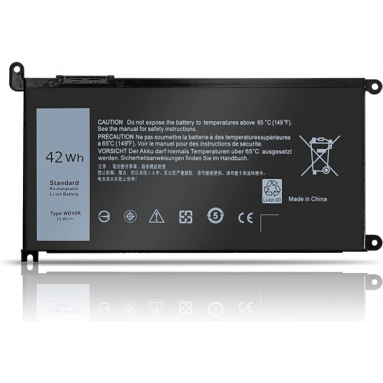 BATERIA DELL INSPIRON 15 5565 5567 5568 5578 13 5368 5378 7368 7378 SERIES | 0WDX0R WDX0R 11.4V · 3400MAH