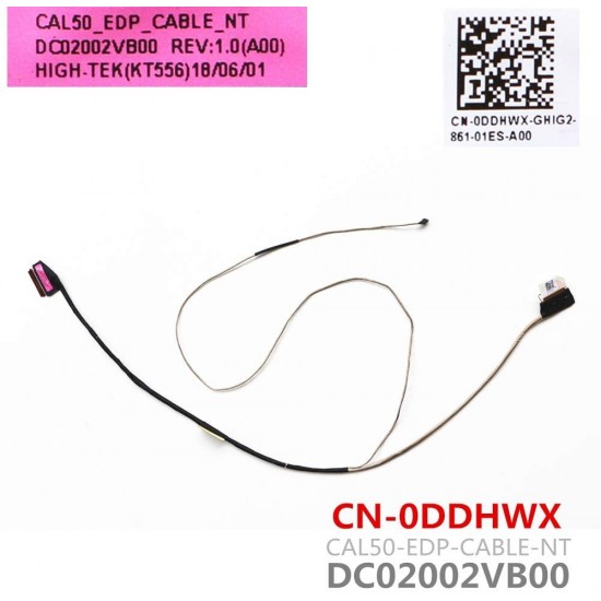 CABLE DE PANTALLA DELL INSPIRON 15 5000 5570 SERIES | DC02002VB00 0DDHWX DDHWX CAL50_EDP DELL 11482