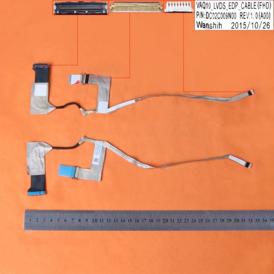 CABLE FLEX DE PANTALLA DELL PRECISION M4800 SERIES | DC02C009N00 0WJ640 DELL 08674