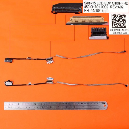CABLE DE PANTALLA DELL G3 3590 SERIES | 025H3D 450.0H701.0002 DELL 09604