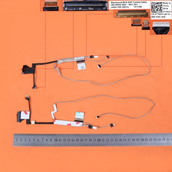 CABLE DE PANTALLA DELL INSPIRON 15 7568 SERIES | 450.05P03.0001 450.05P03.1001 0TTWDY DELL 08974