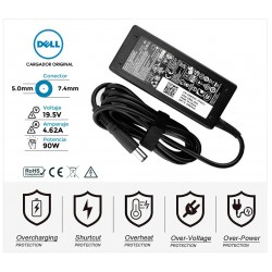 CARGADOR DELL 90W ORIGINAL | 19.5V / 4.62A | 7.4 x 5.0mm