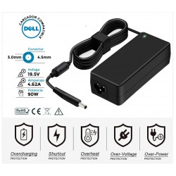 CARGADOR DELL COMPATIBLE | 19.5V / 4.62A | 4.5 x 3.0mm | 90W
