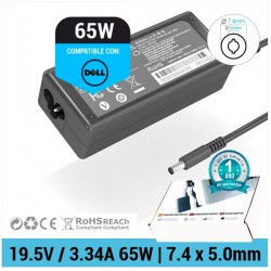 CARGADOR DELL COMPATIBLE | 19.5V / 3.34A | 7.4 x 5.0mm | 65W