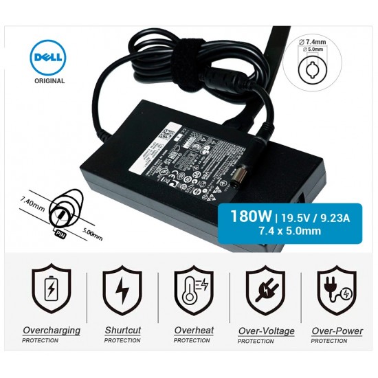 CARGADOR DELL ORIGINAL ALIENWARE 15 R3 SERIES ALIENWARE 07421C