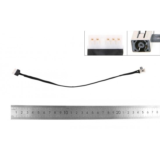 CONECTOR DE CORRIENTE DELL INSPIRON 15 7460 7560 7572 SERIES | JM9RV 0JM9RV DC30100YE00 ( LARGO 26CM ) DELL 11208