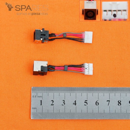 CONECTOR CORRIENTE DELL LATITUDE E5450 SERIES | P95KW 0P95KW DC30100QC00 DELL 08007