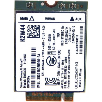 TARJETA MODEM WWAN 4G LTE SIERRA WIRELESS AIRPRIME EM7305 | K2W44