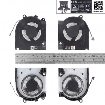PAR DE VENTILADORES CPU + GPU DELL G15 5510 5511 5515 RTX3050 RTX3060 RTX3070 GTX1650 SERIES | CN-0203MH