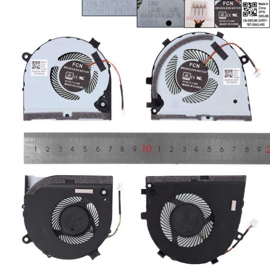 PAR DE VENTILADORES CPU+GPU DELL G3 3579 3779 G5-5587 15 5587 SERIES | 0TJHF2 0GWMFV DELL 31922