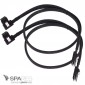 PAR DE CABLES SAS-A SAS-B SATA CABLE DELL POWEREDGE R610 R710 H700 | M246M 0M246M DELL 08091