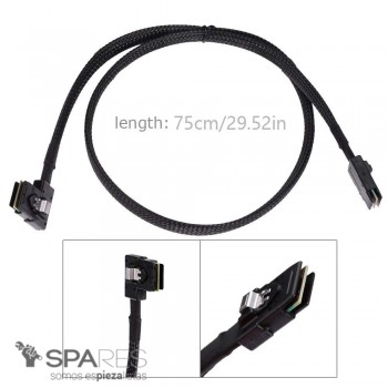 PAR DE CABLES SAS-A SAS-B SATA CABLE DELL POWEREDGE R610 R710 H700 | M246M 0M246M
