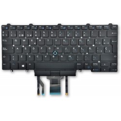 TECLADO ESPAÑOL PORTATIL DELL LATITUDE E5450 E5470 E7450 E7470 7480 7490 5480 5488 SERIES RETROILUMINADO CON POINTSTICK | G30V9 0G30V9