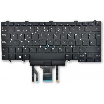 TECLADO ESPAÑOL PORTATIL DELL LATITUDE E5450 E5470 E7450 E7470 7480 7490 5480 5488 SERIES RETROILUMINADO CON POINTSTICK | G30V9 0G30V9