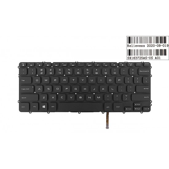 TECLADO DELL INGLES (US) PRECISION M3800 XPS 15 9530 SERIES RETROILUMINADO | 0WHYH8 WHYH8 0HYYWM PK130YI2A00 V143725AS1